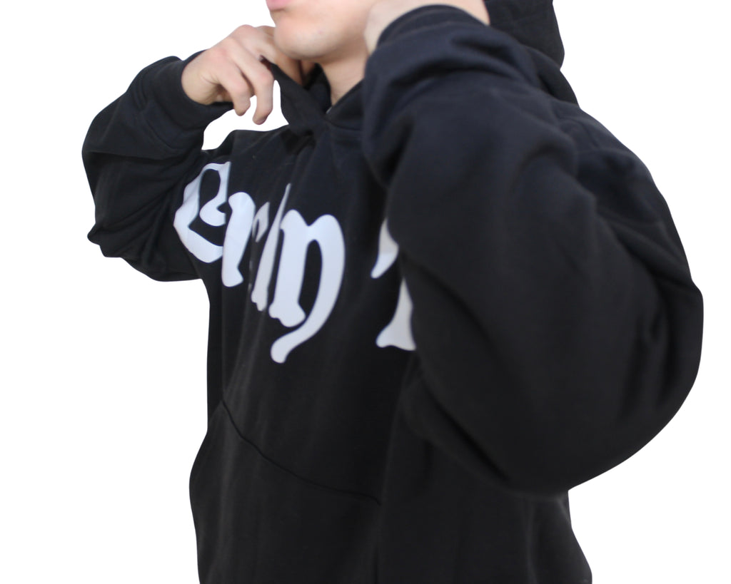 Hoodie "Lucky You" - Negra