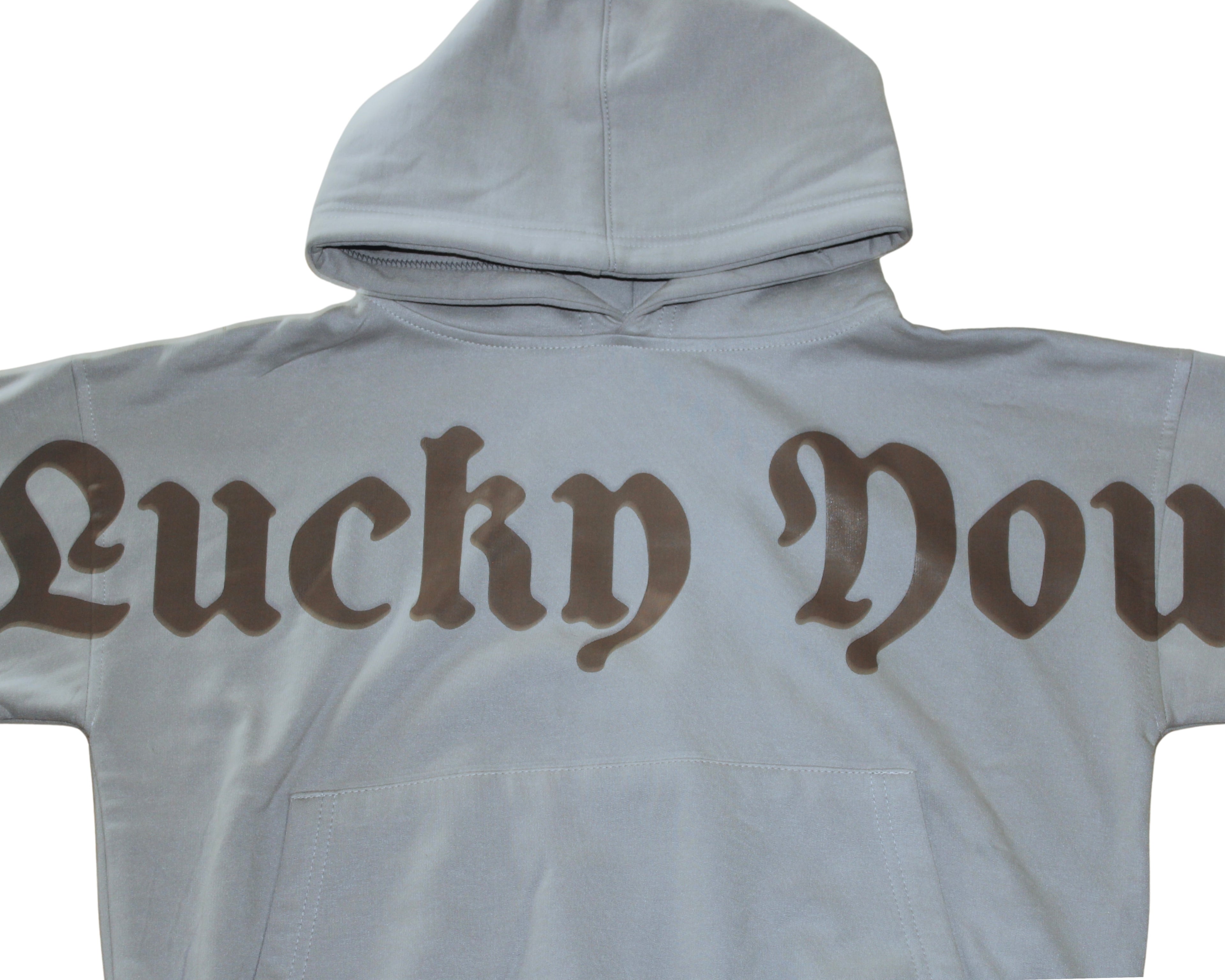 Hoodie "Lucky You" - Gris