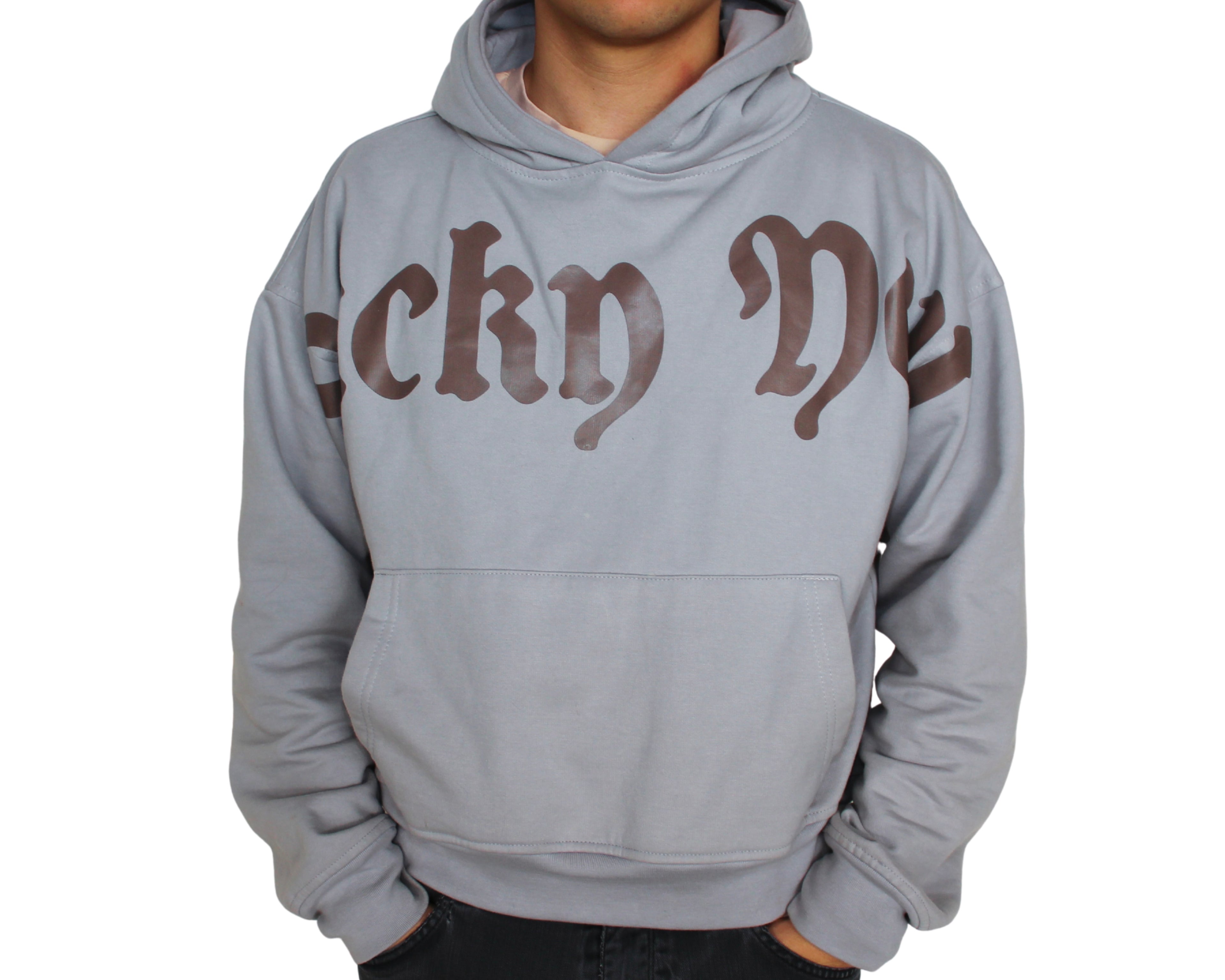 Hoodie "Lucky You" - Gris