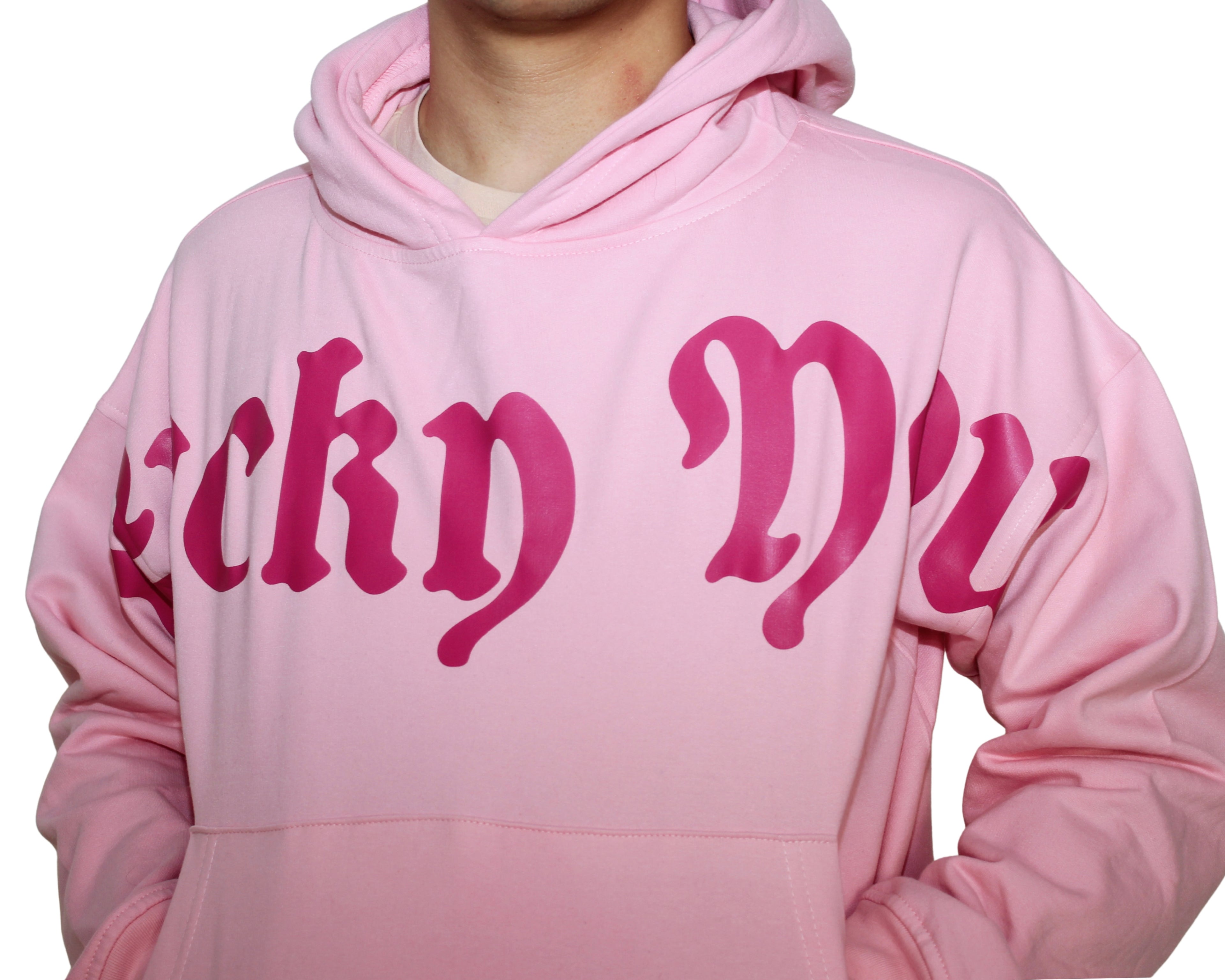 Hoodie "Lucky You" - Rosa