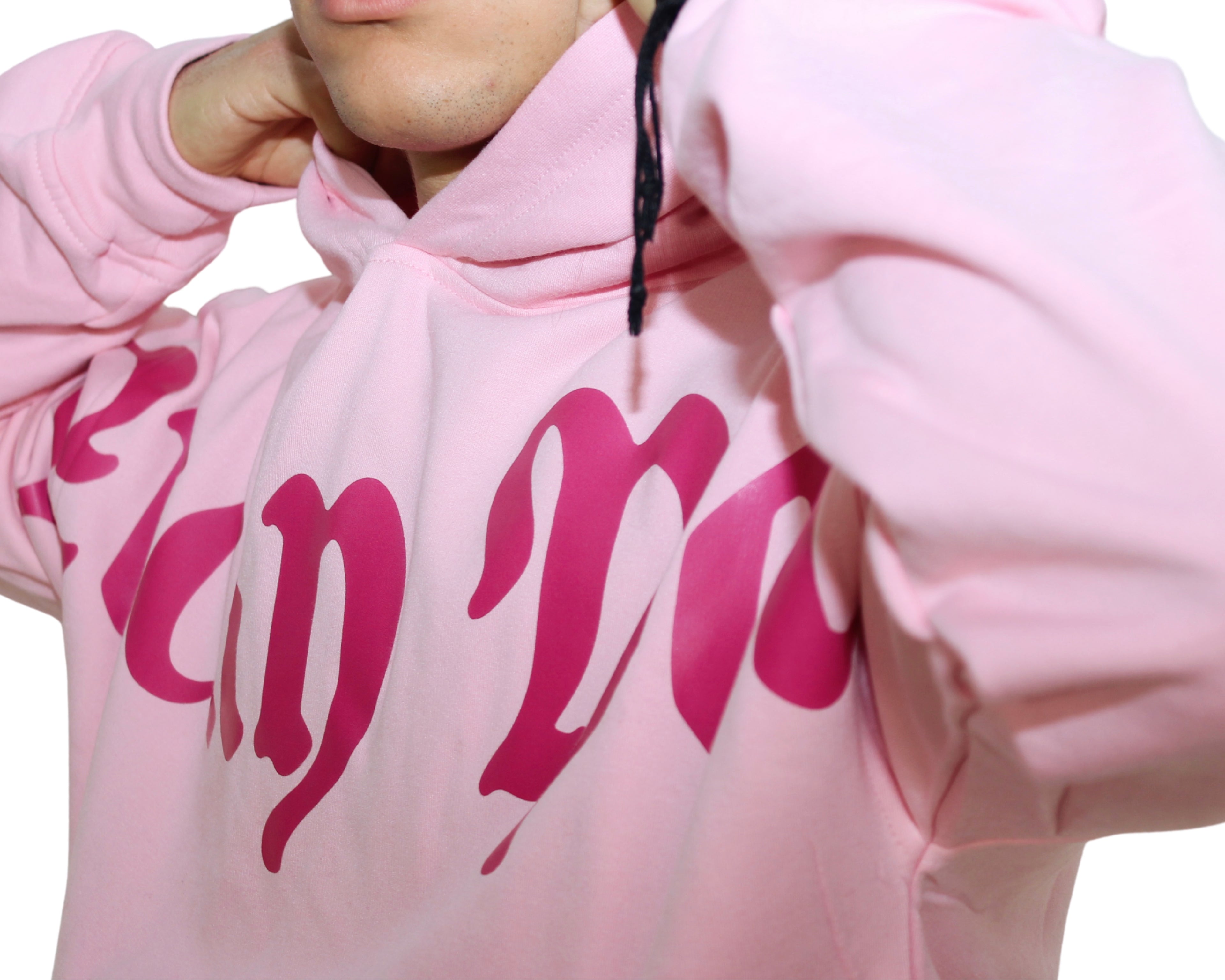 Hoodie "Lucky You" - Rosa